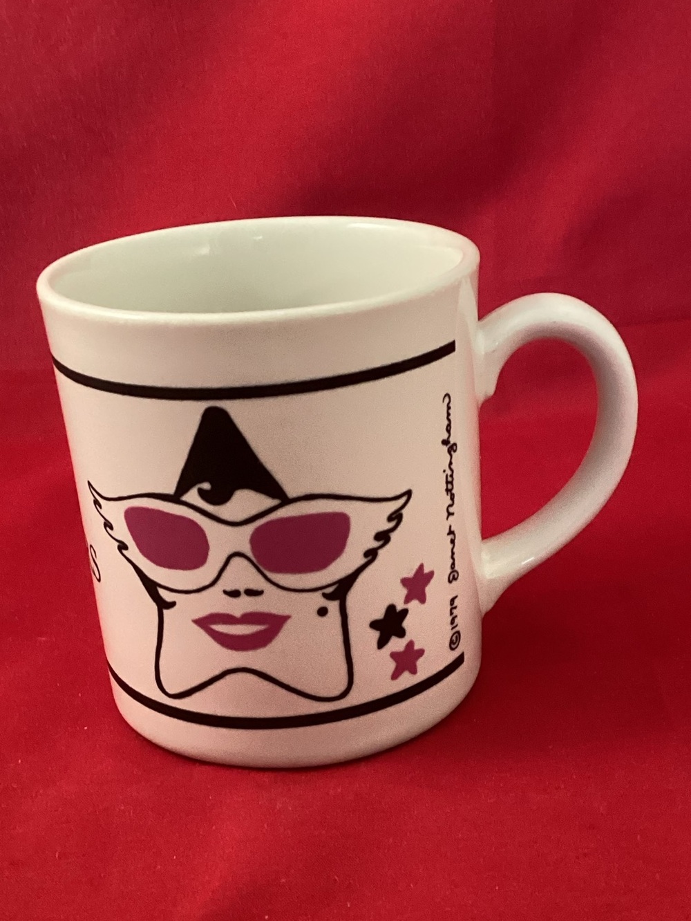 Vintage Boston Warehouse Mug Stars Janet Nottingham 1979